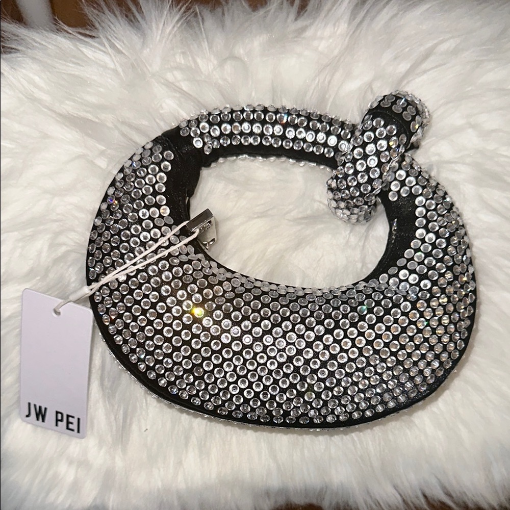 JW PEI Black Rhinestone Handbag